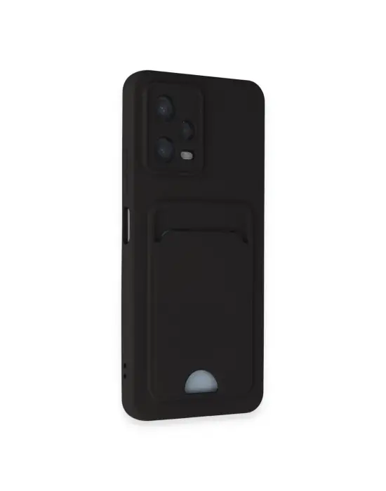 Xiaomi Poco X5 5g Kılıf Kelvin Kartvizitli Silikon - Siyah