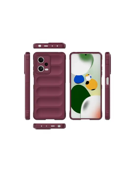 Xiaomi Poco X5 5g Kılıf Optimum Silikon - Bordo