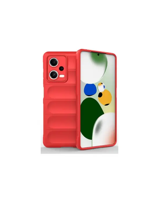Xiaomi Poco X5 5g Kılıf Optimum Silikon - Kırmızı