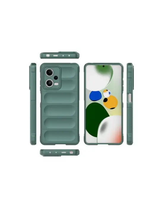 Xiaomi Poco X5 5g Kılıf Optimum Silikon - Koyu Yeşil