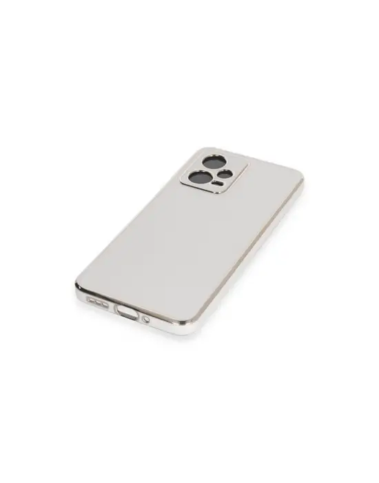 Xiaomi Poco X5 5g Kılıf Volet Silikon - Beyaz