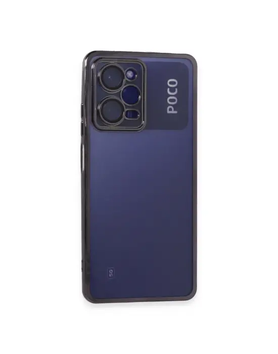 Xiaomi Poco X5 Pro 5g Kılıf Razer Lensli Silikon - Mor
