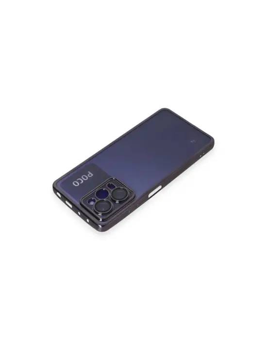 Xiaomi Poco X5 Pro 5g Kılıf Razer Lensli Silikon - Mor