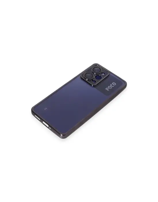 Xiaomi Poco X5 Pro 5g Kılıf Razer Lensli Silikon - Mor