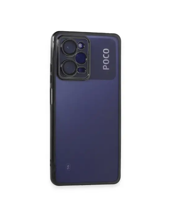 Xiaomi Poco X5 Pro 5g Kılıf Razer Lensli Silikon - Siyah
