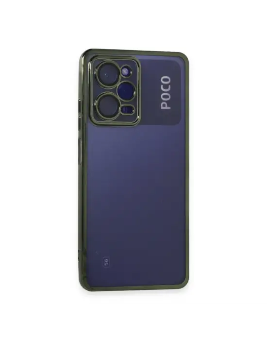Xiaomi Poco X5 Pro 5g Kılıf Razer Lensli Silikon - Yeşil