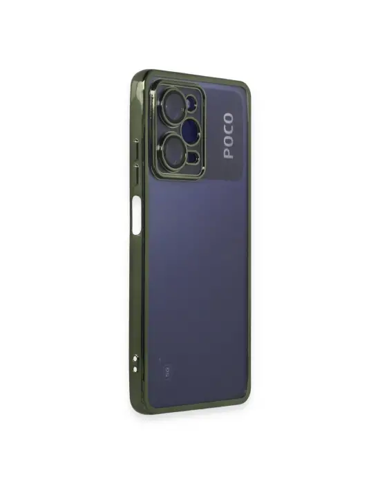 Xiaomi Poco X5 Pro 5g Kılıf Razer Lensli Silikon - Yeşil