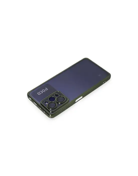 Xiaomi Poco X5 Pro 5g Kılıf Razer Lensli Silikon - Yeşil