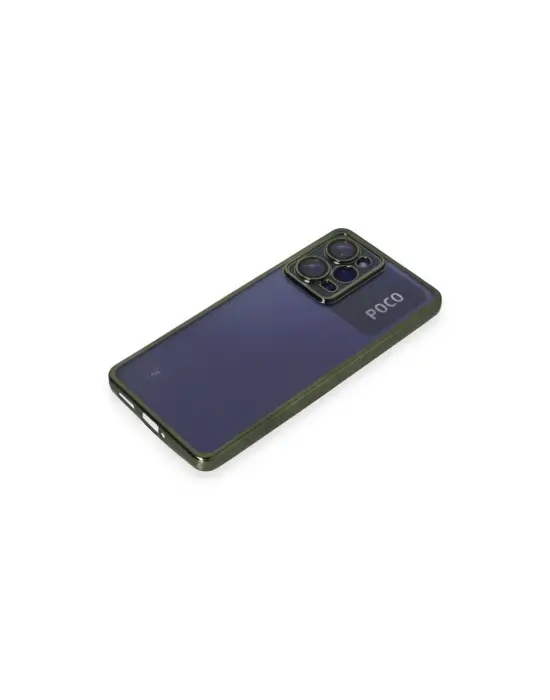 Xiaomi Poco X5 Pro 5g Kılıf Razer Lensli Silikon - Yeşil