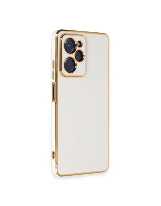 Xiaomi Poco X5 Pro 5g Kılıf Volet Silikon - Beyaz