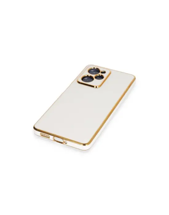 Xiaomi Poco X5 Pro 5g Kılıf Volet Silikon - Beyaz