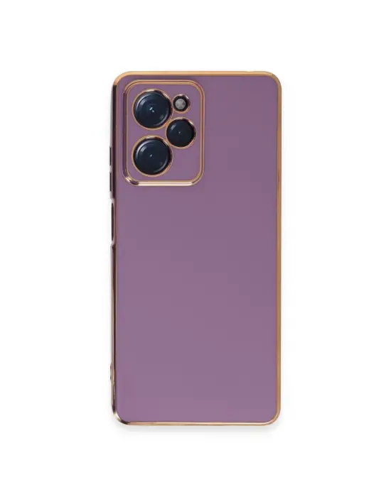 Xiaomi Poco X5 Pro 5g Kılıf Volet Silikon - Mor