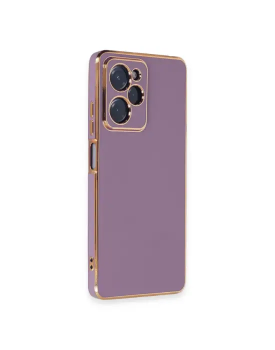 Xiaomi Poco X5 Pro 5g Kılıf Volet Silikon - Mor