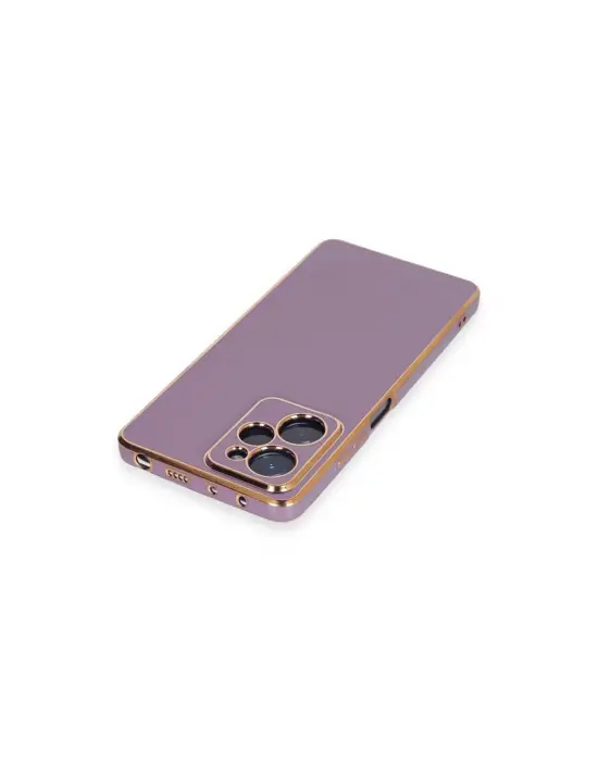 Xiaomi Poco X5 Pro 5g Kılıf Volet Silikon - Mor