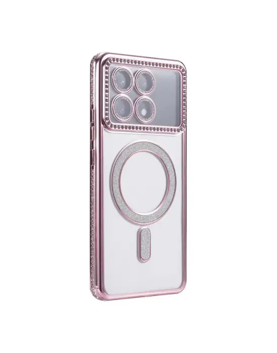 Xiaomi Poco X6 Pro Joke Simli Magneticsafe Kılıf - Pembe
