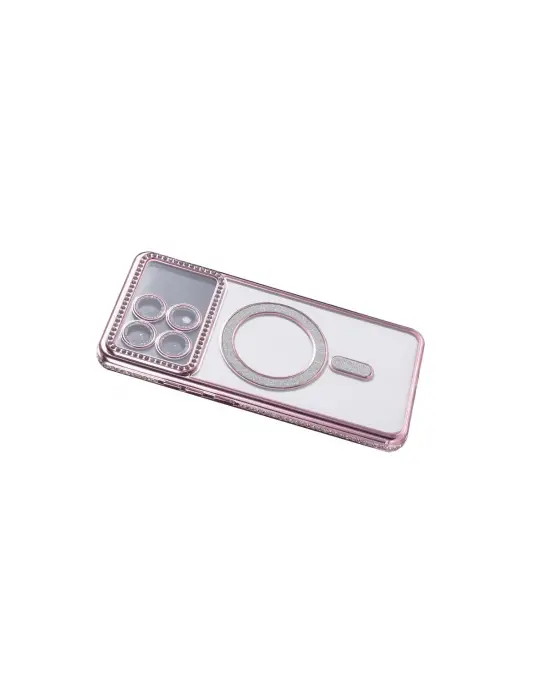 Xiaomi Poco X6 Pro Joke Simli Magneticsafe Kılıf - Pembe
