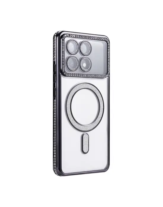 Xiaomi Poco X6 Pro Joke Simli Magneticsafe Kılıf - Siyah