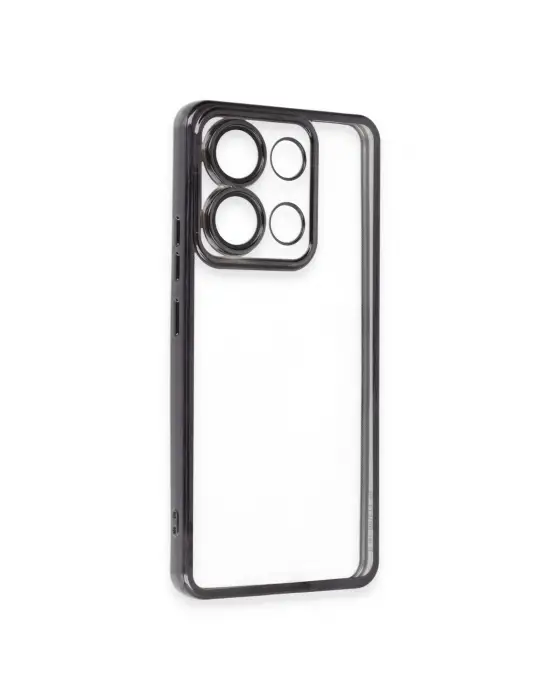 Xiaomi Poco X6 Pro Kılıf Razer Lensli Silikon - Siyah