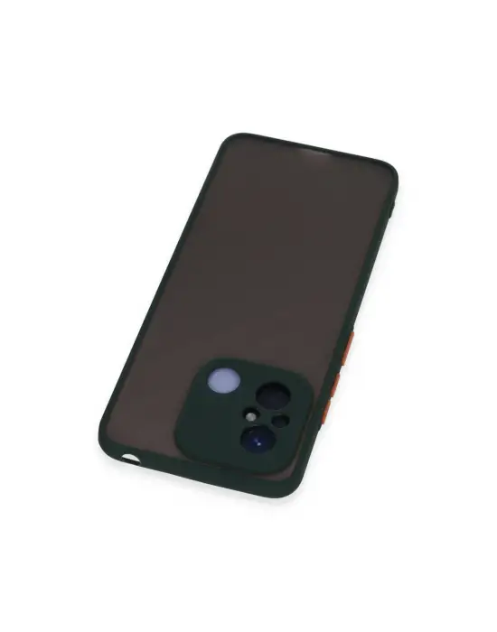 Xiaomi Redmi 12c Kılıf Montreal Silikon Kapak - Yeşil
