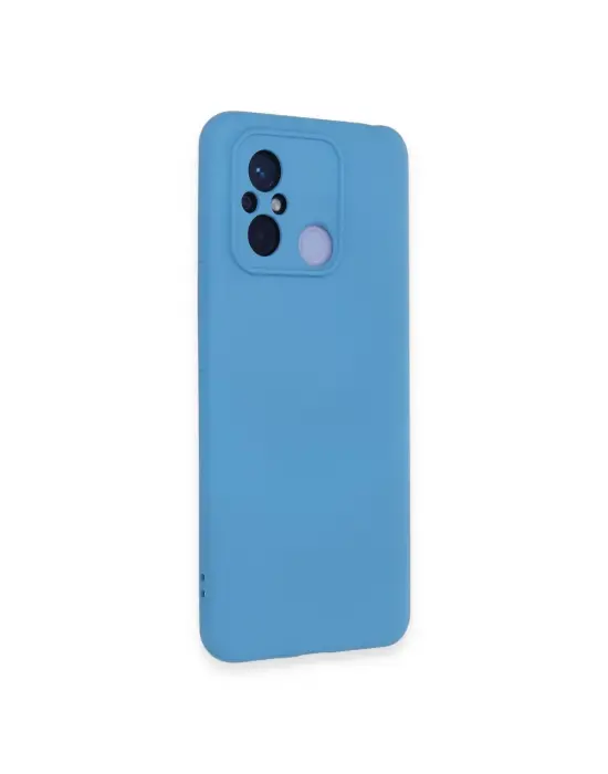 Xiaomi Redmi 12c Kılıf Nano İçi Kadife Silikon - Mavi