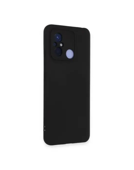Xiaomi Redmi 12c Kılıf Nano İçi Kadife Silikon - Siyah