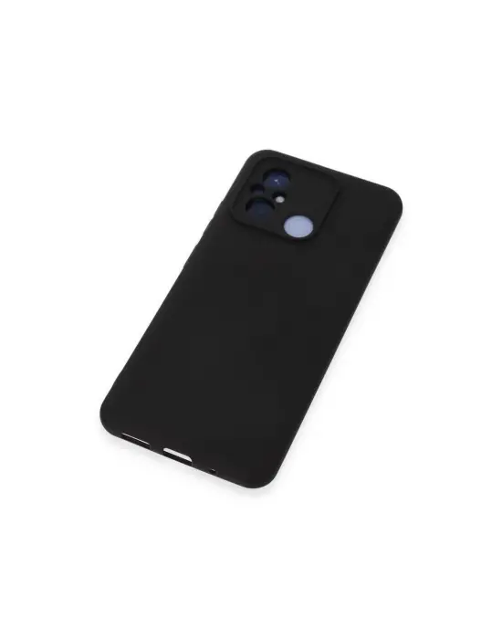 Xiaomi Redmi 12c Kılıf Nano İçi Kadife Silikon - Siyah