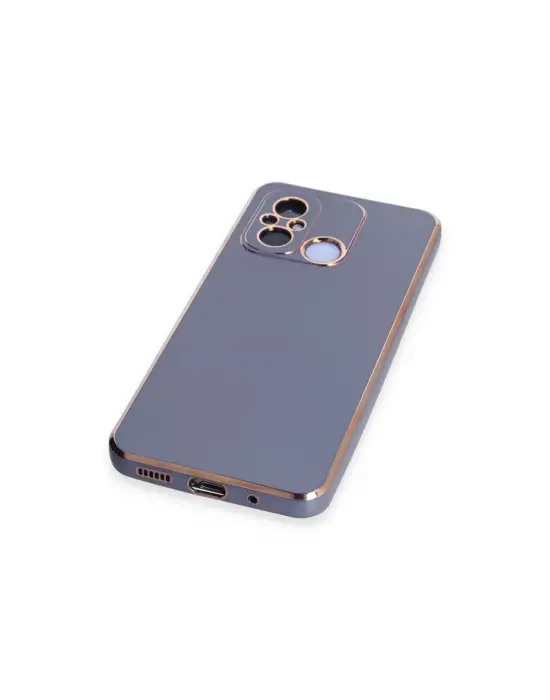 Xiaomi Redmi 12c Kılıf Volet Silikon - Mavi