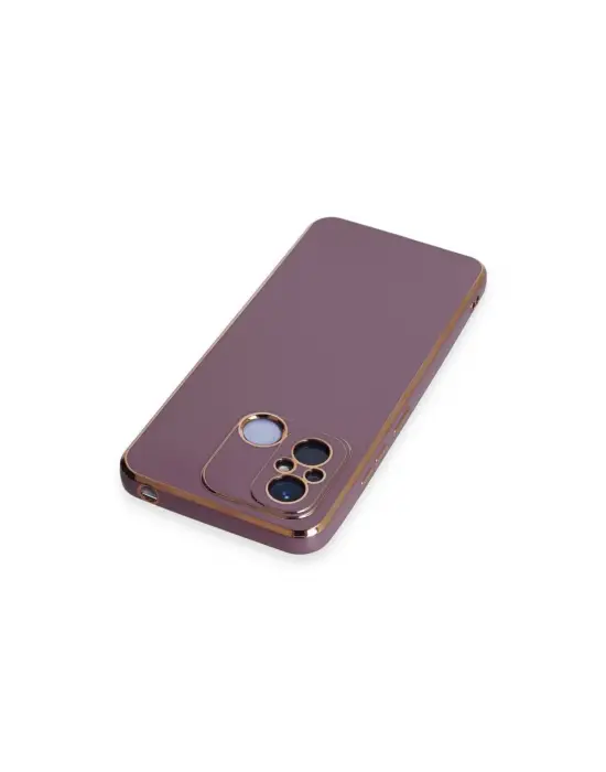 Xiaomi Redmi 12c Kılıf Volet Silikon - Mor