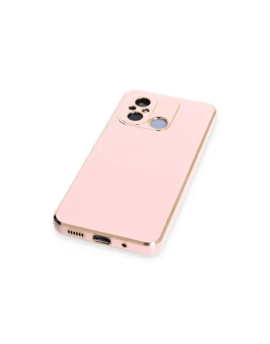 Xiaomi Redmi 12c Kılıf Volet Silikon - Pembe