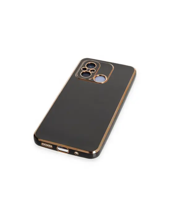 Xiaomi Redmi 12c Kılıf Volet Silikon - Siyah