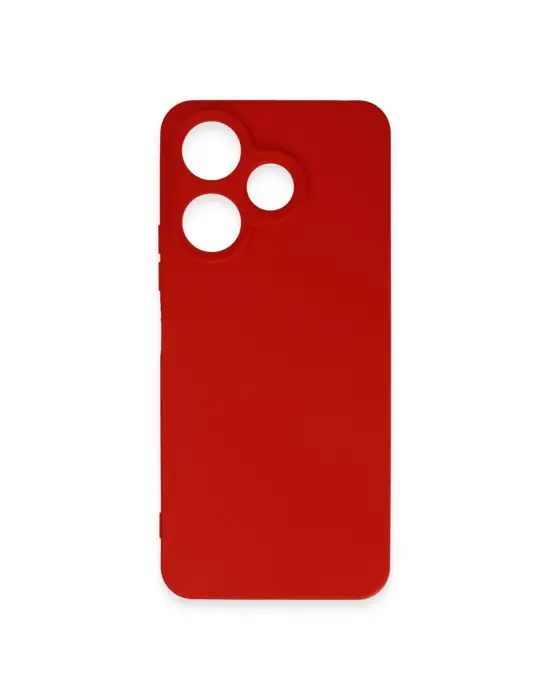 Xiaomi Redmi 13 4g Kılıf First Silikon - Kırmızı