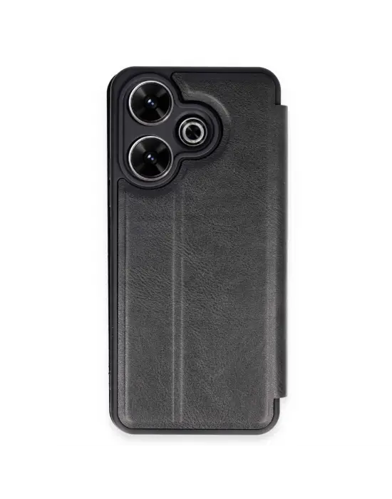 Xiaomi Redmi 13 4g Kılıf Flip Cover - Siyah