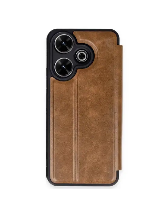 Xiaomi Redmi 13 4g Kılıf Flip Cover - Taba