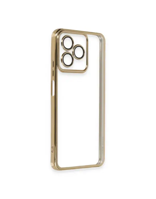Xiaomi Redmi 13 4g Kılıf Razer Lensli Silikon - Gold