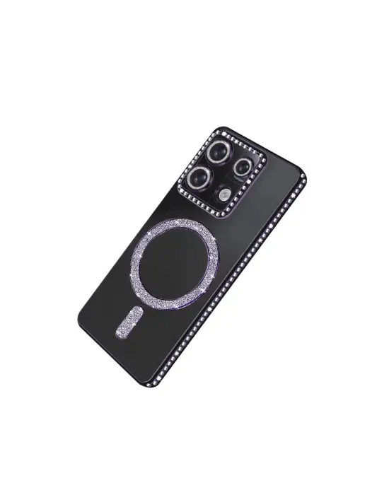 Xiaomi Redmi 13c Joke Simli Magneticsafe Kılıf - Derin Mor