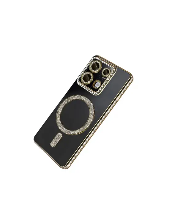 Xiaomi Redmi 13c Joke Simli Magneticsafe Kılıf - Gold