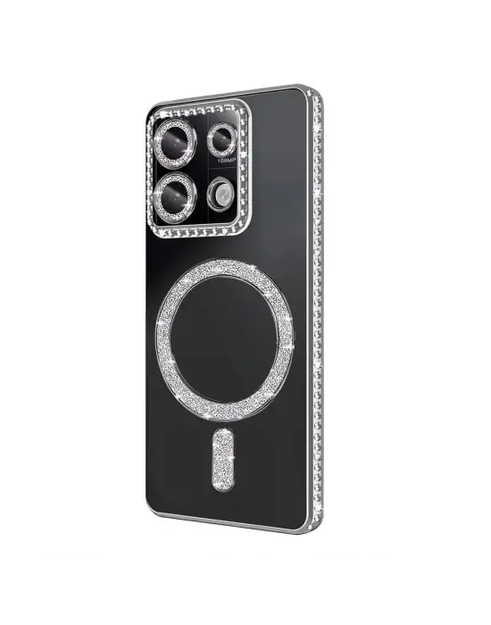 Xiaomi Redmi 13c Joke Simli Magneticsafe Kılıf - Gümüş