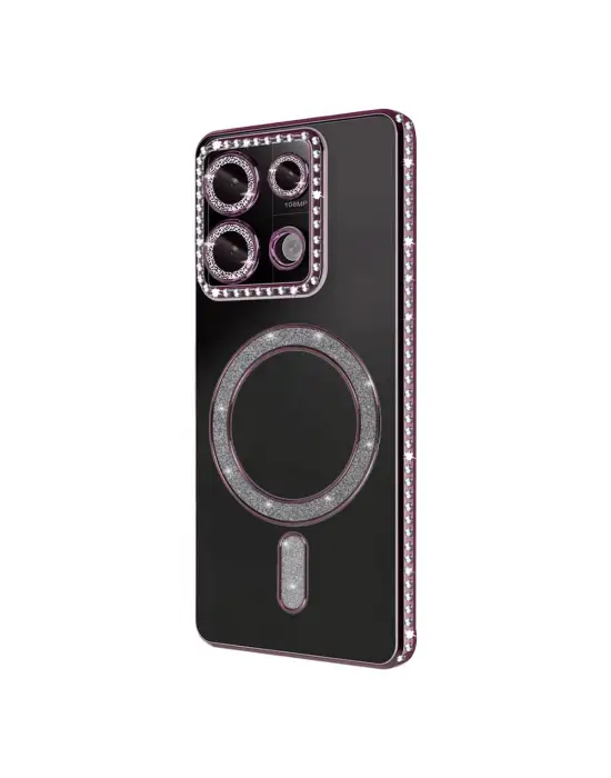 Xiaomi Redmi 13c Joke Simli Magneticsafe Kılıf - Pembe