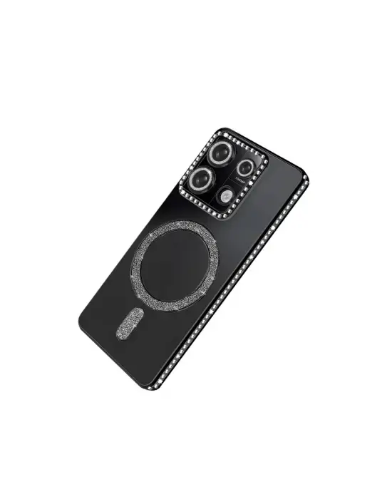 Xiaomi Redmi 13c Joke Simli Magneticsafe Kılıf - Siyah