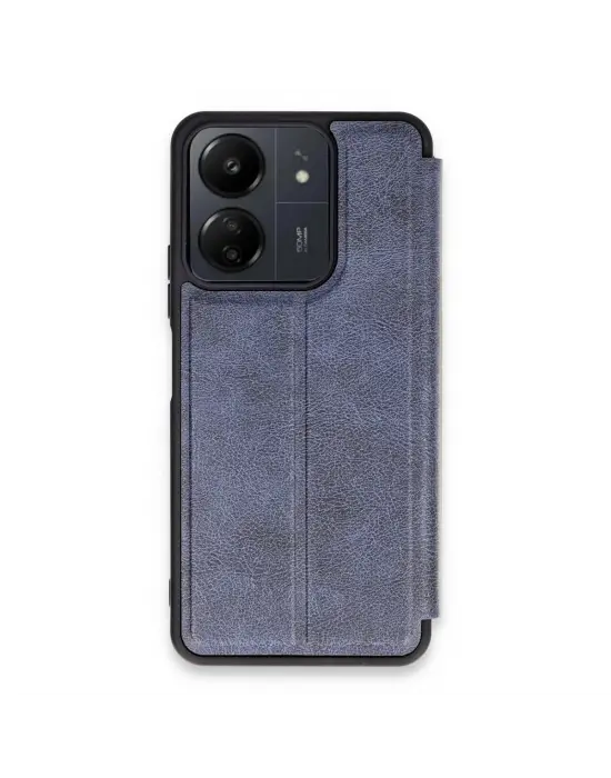 Xiaomi Redmi 13c Kılıf Flip Cover - Lacivert