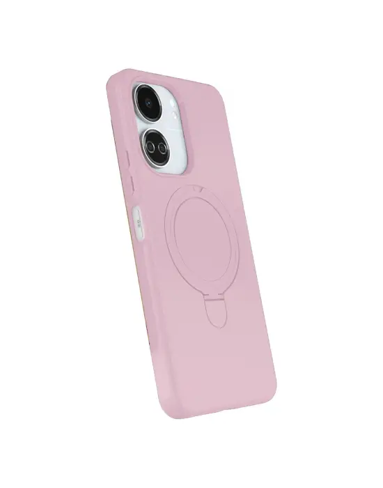Xiaomi Redmi 13c Regal Magsafe Standlı Kapak - Açık Pembe