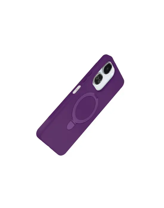 Xiaomi Redmi 13c Regal Magsafe Standlı Kapak - Derin Mor