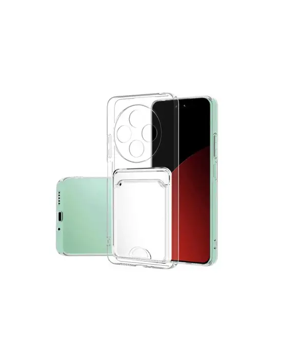 Xiaomi Redmi 14c Kılıf Kart Şeffaf Silikon - Şeffaf