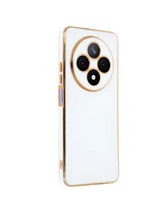 Xiaomi Redmi 14c Kılıf Volet Silikon - Beyaz
