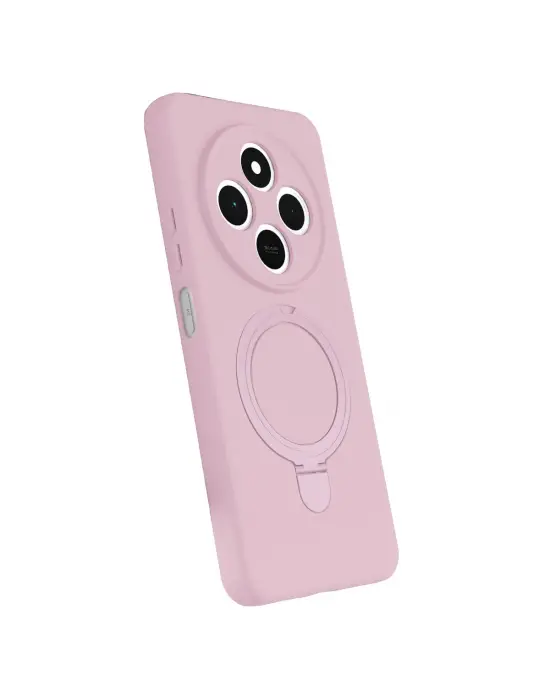 Xiaomi Redmi 14c Regal Magsafe Standlı Kapak - Açık Pembe