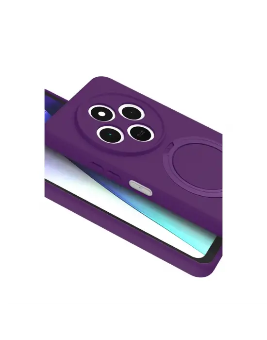 Xiaomi Redmi 14c Regal Magsafe Standlı Kapak - Derin Mor