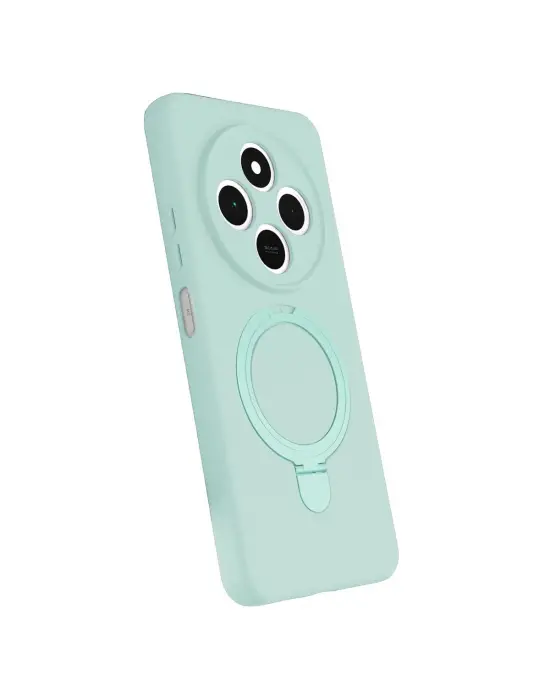 Xiaomi Redmi 14c Regal Magsafe Standlı Kapak - Su Yeşili