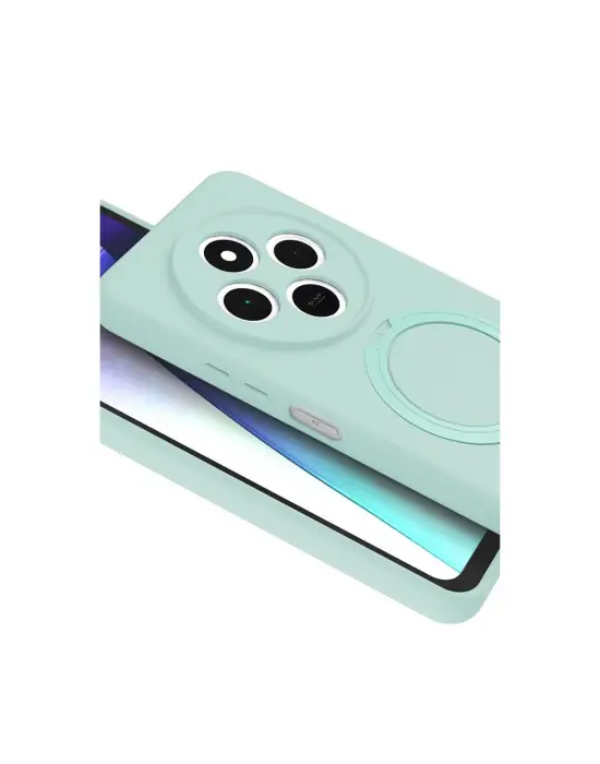 Xiaomi Redmi 14c Regal Magsafe Standlı Kapak - Su Yeşili