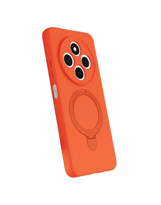 Xiaomi Redmi 14c Regal Magsafe Standlı Kapak - Turuncu