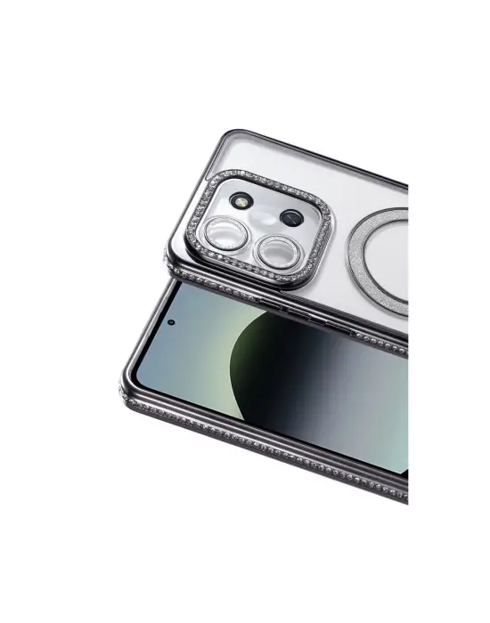 Xiaomi Redmi 15c 4g Joke Simli Magneticsafe Kılıf - Siyah